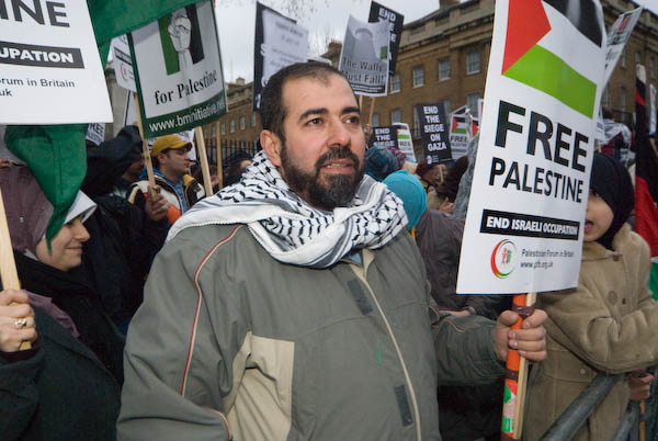 Gaza demonstration, Downing St, 2