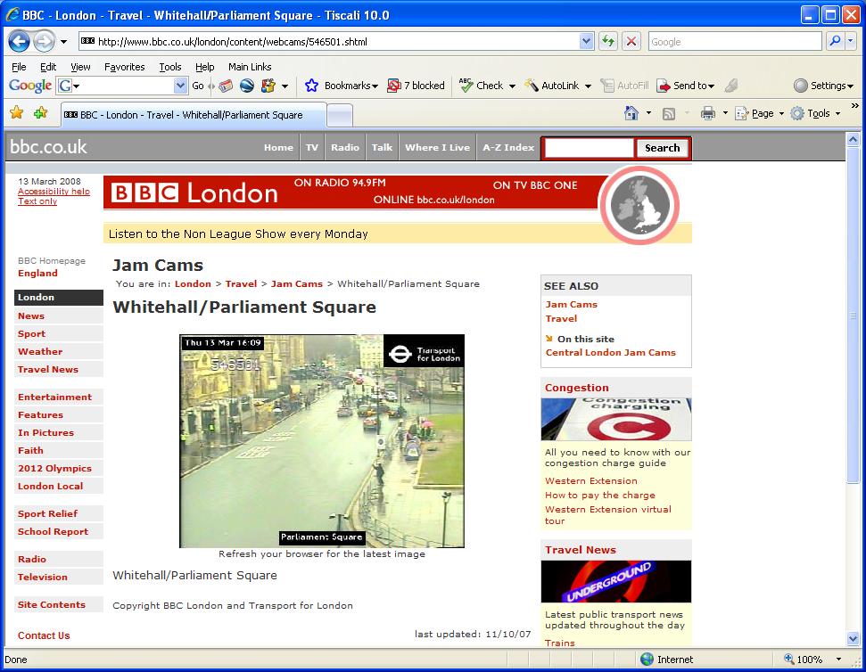 BBC Web Cam - Post Incident!
