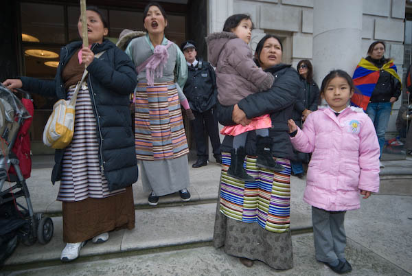 On the steps of the RIBA building