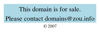 This domain is for sale.