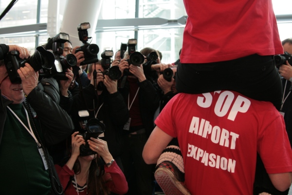 Media salivating all over girl holding cute baby