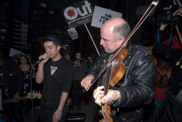 Musicians play their part