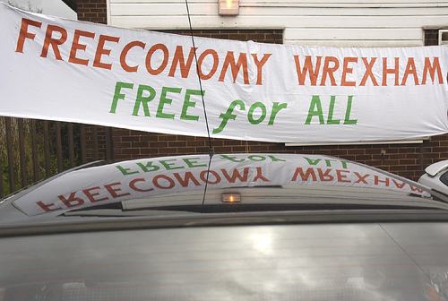 Arty shot of our banner