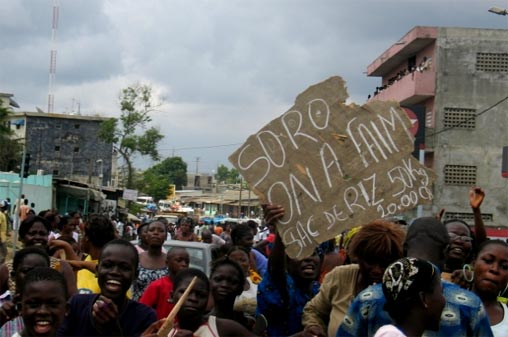 Demo in Abidjan