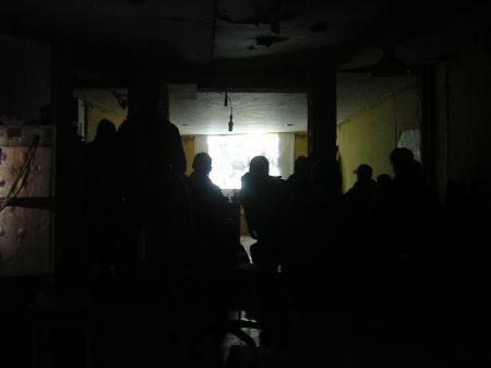 ... screening at the soundproof room in the ground floor ...