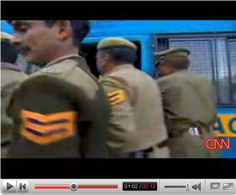 Indian cops repr. Tibet demonstr. in Himachal Pradesh,India CNN,13.3.08 1'.02"