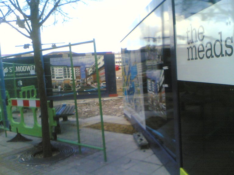 unsecured demolition site