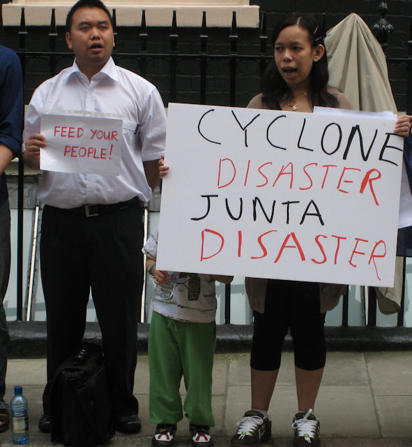 Dual Disasters - Cyclone and Junta