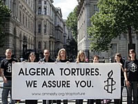 Amnesty demo in London