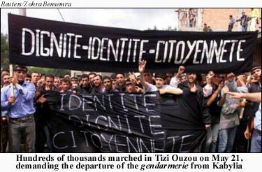 Berber demonstration in Algeria