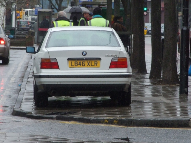 Don't cycle on pavemets: they are for car parking