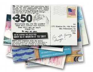 350.org Postcard Campaign