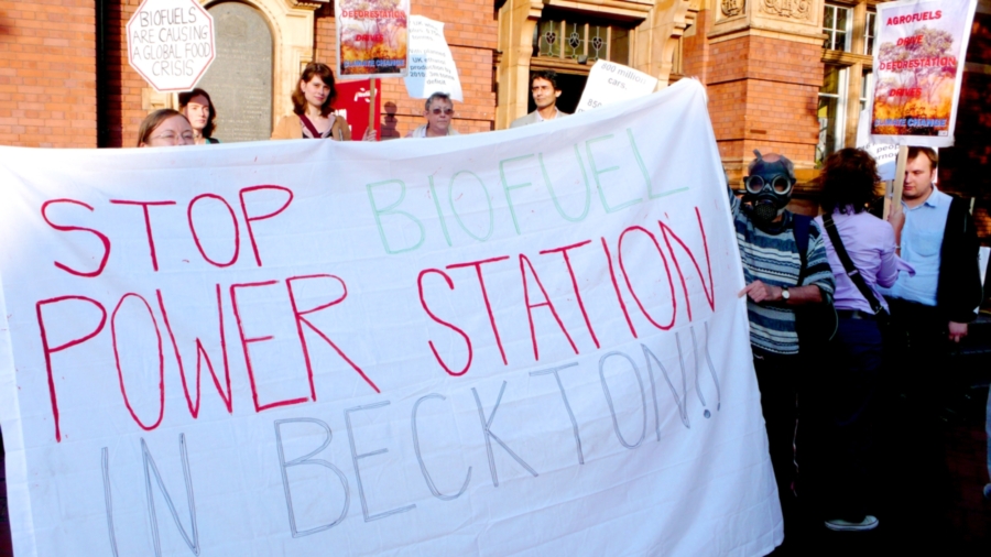 Beckton protest 4th June