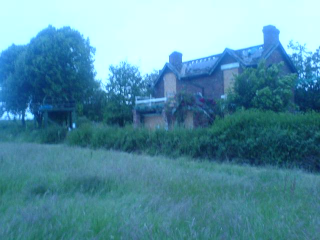 The lovely setting around the occupied Lodge House