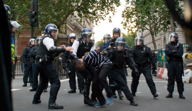 MD862 Pritchard at the Bush Not Welcome demo 15th June