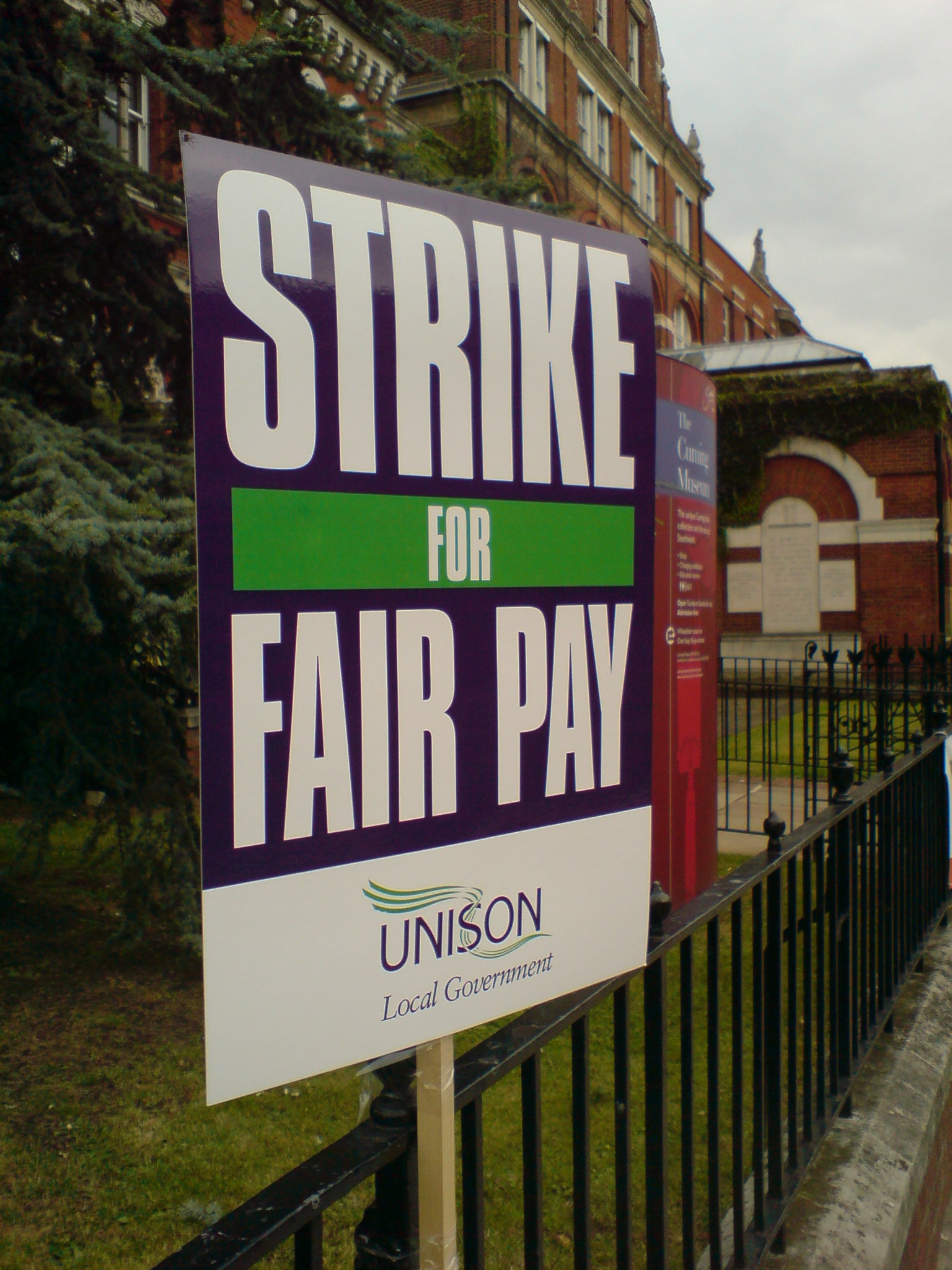 Strike for fair pay