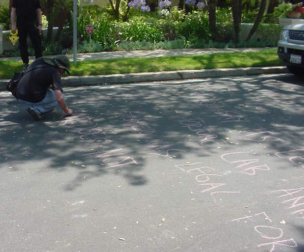 Chalking is a legal form of free expression