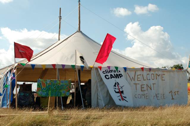 welcome tent