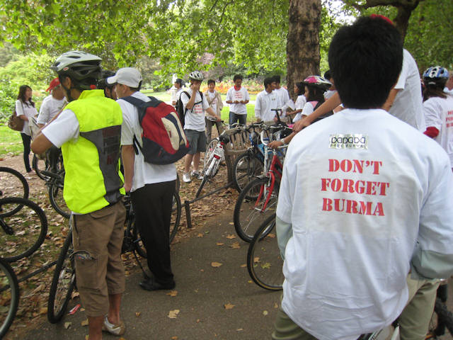August 9th Bike for Burma event