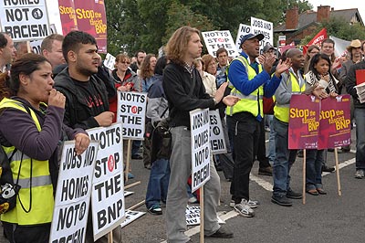 The rally in Codnor.