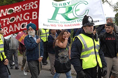 ...as a delegation of the opposition come past.