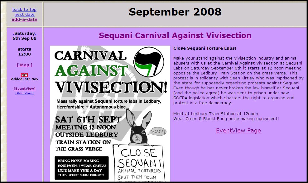 Animal Rights Calendar