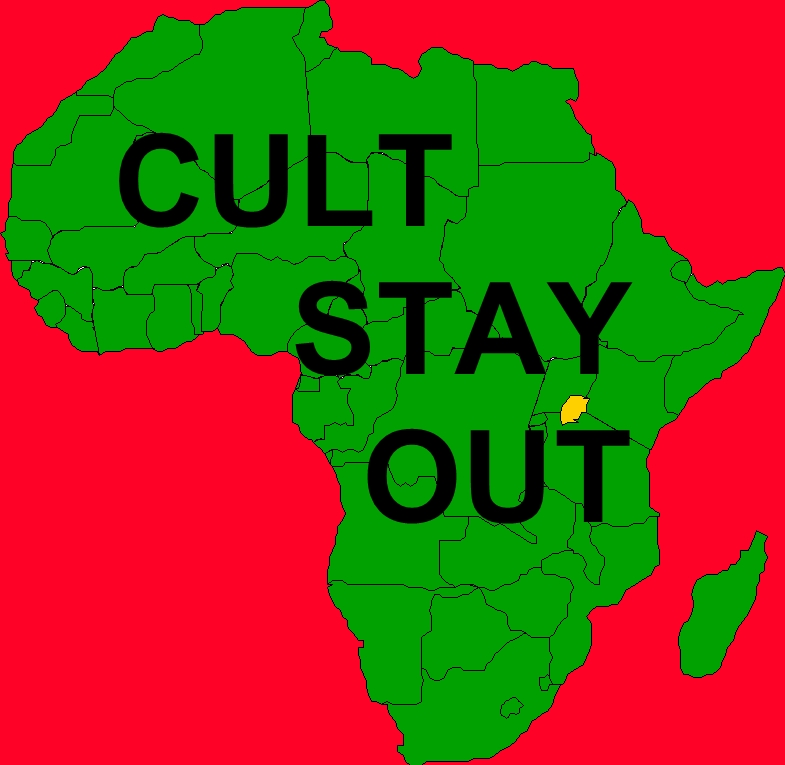 The cult is trying to gain recruits/servants in Africa
