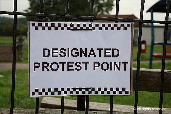 Liberal antifascists allowed the cops to set the agenda for their 'protest'