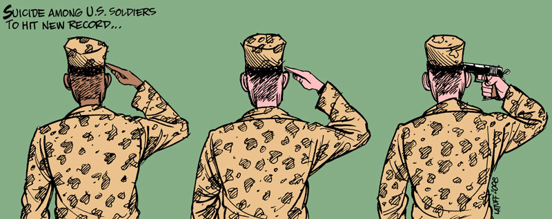 Suicide among US troops