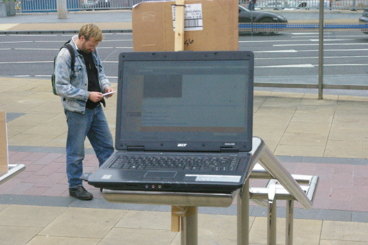 These are a selection of images taken outside the Showroom cinema during the pic