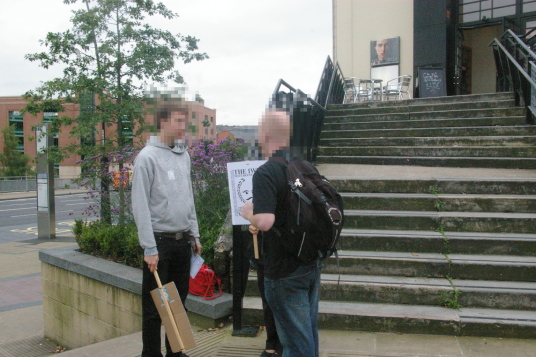These are a selection of images taken outside the Showroom cinema during the pic