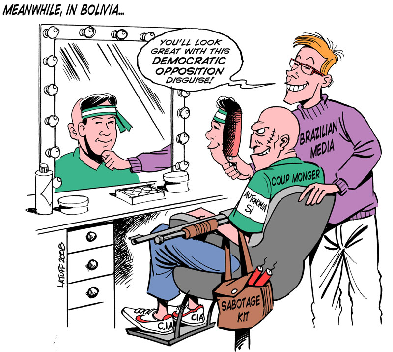 Bolivia ongoing CIA-backed coup d'etat
