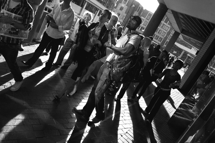 UK, London. 'Fashion diversity' event at the Museum of London. 2008