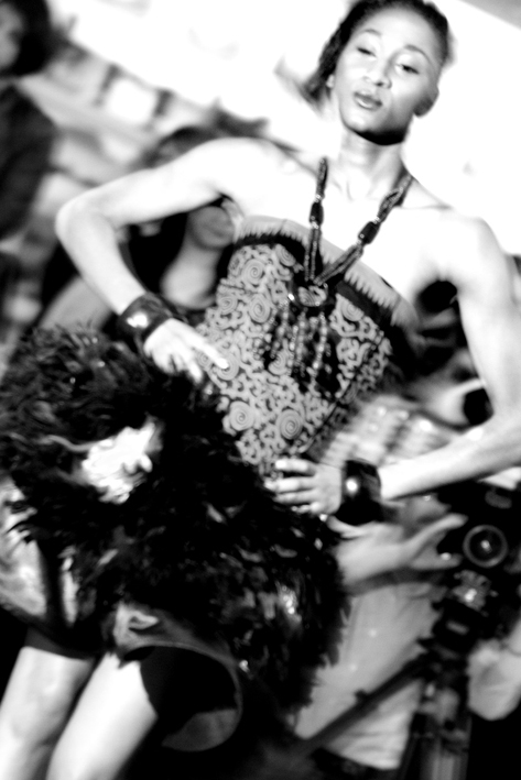 UK, London. 'Fashion diversity' event at the Museum of London. 2008