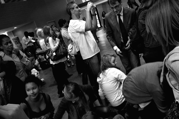 UK, London. 'Fashion diversity' event at the Museum of London. 2008