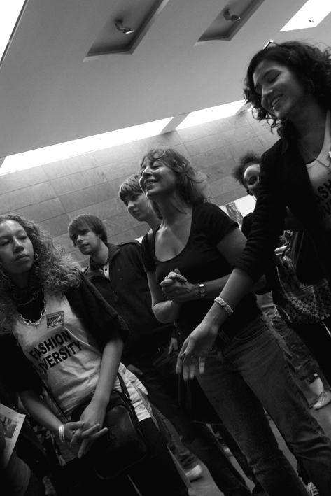 UK, London. 'Fashion diversity' event at the Museum of London. 2008