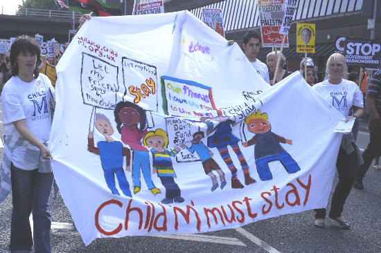 child m must stay