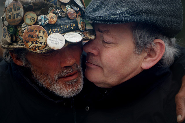 David Gould and Brian Haw.