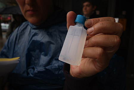 Holy water and the blessing of Parliament.