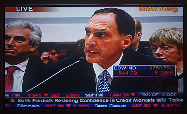 Richard Fuld before the congress hearing.