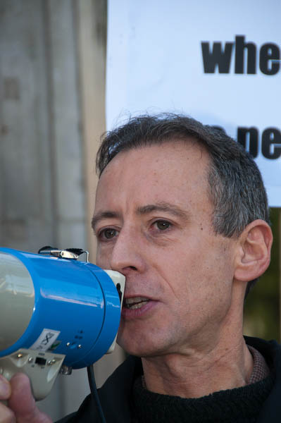 Peter Tatchell speaking