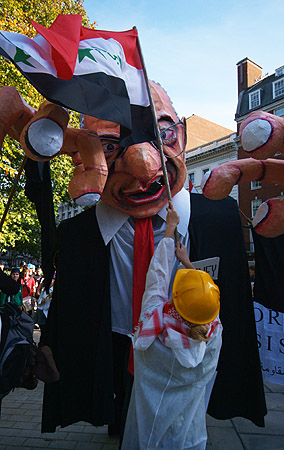 The Iraqi flag beats the Veep.