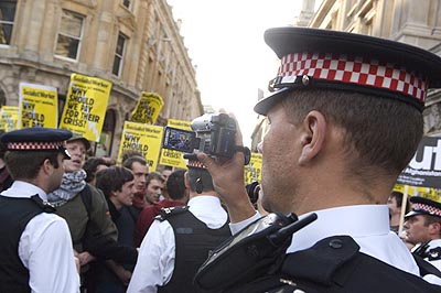 Cameras all over the City.