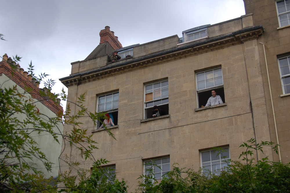 In every window of every house