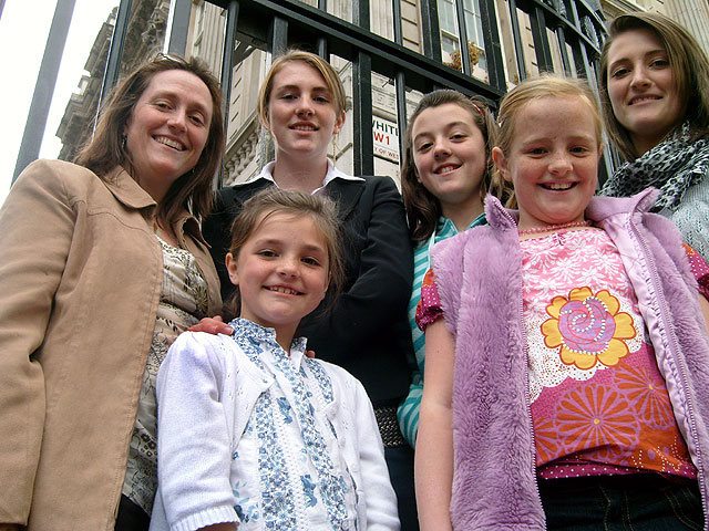 Looking Up To A Smile at Whitehall SW1 The Shalom Family Women