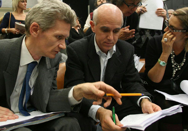 Mark Covell with Vittorio Angletto