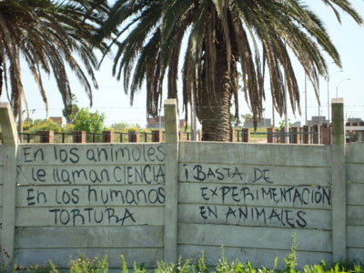 WALLS PAINTED AT RESEARCH FACILITY (Uruguay)