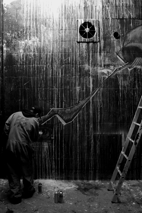 preparations for muTATE BRITAIN, London. 2008