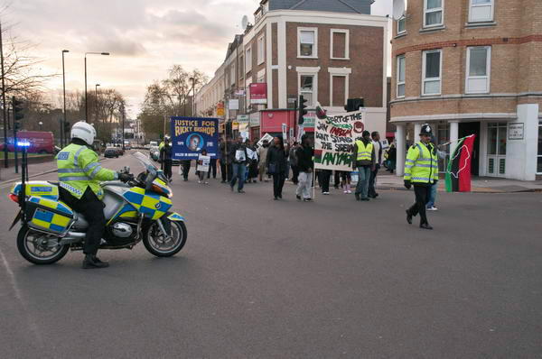 The march goes on to Camberwell and Peckham