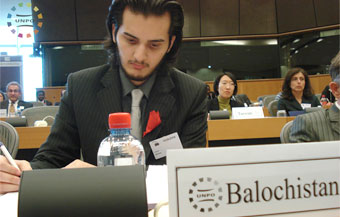 Baluch duke and rights activist Noordin Mengal.